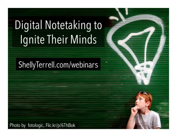 Digital Notetaking to Ignite Their Minds