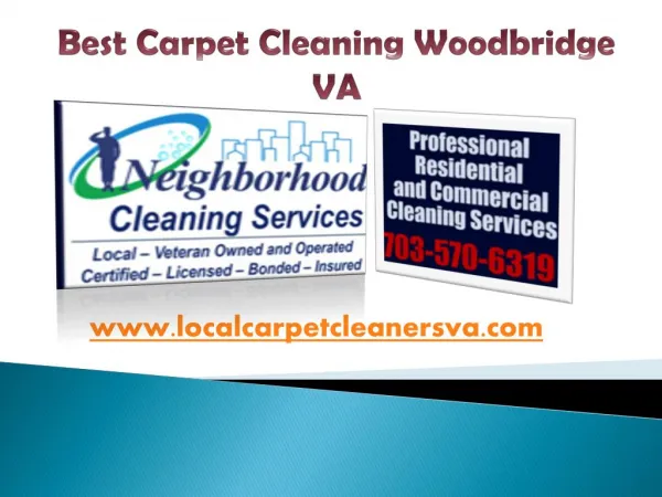 Best Carpet Cleaning Woodbridge VA - localcarpetcleanersva.com