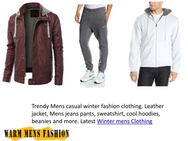 M?n? Casual Wint?r F??hi?n - Warm Mens Fashion:
