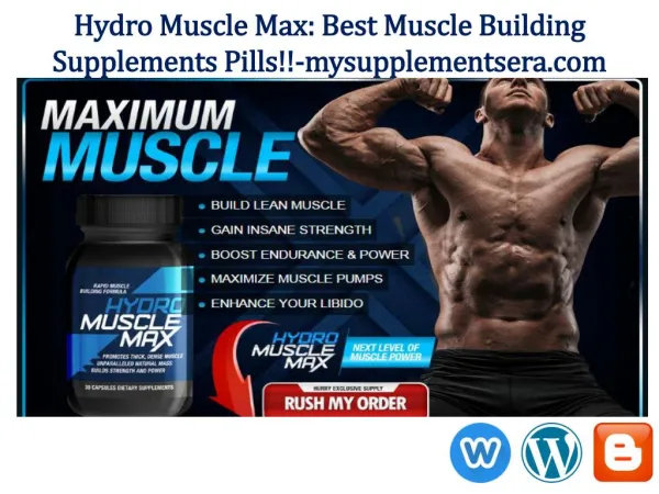 Hydro Muscle Max: Build Bigger Muscles Without More Work!!