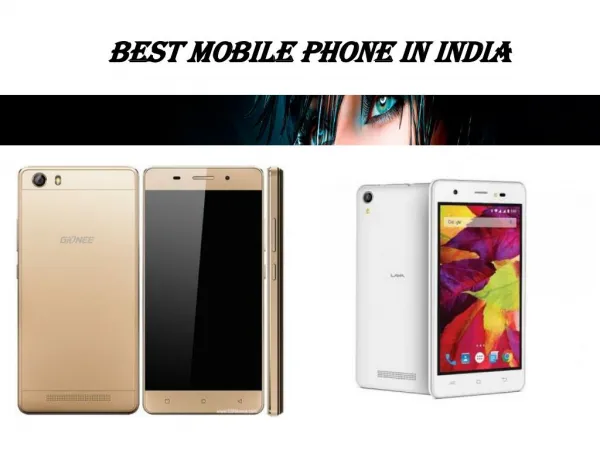 Best mobile phone in india