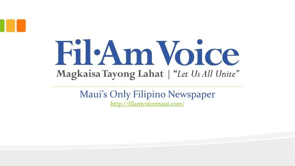 maui s only filipino newspaper http filamvoicemaui com