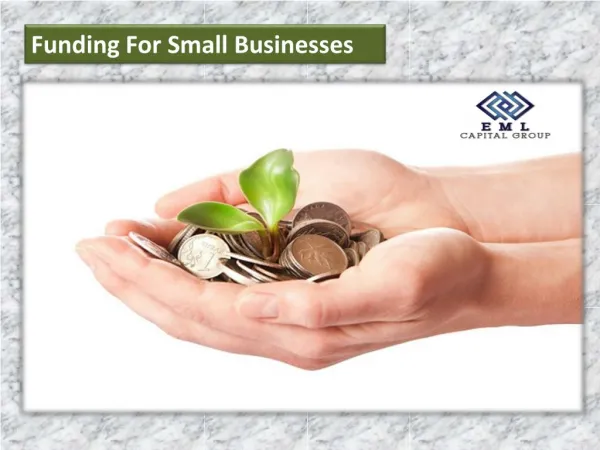 Funding For Small Businesses