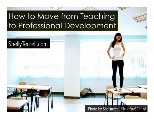 From Teaching to Professional Development