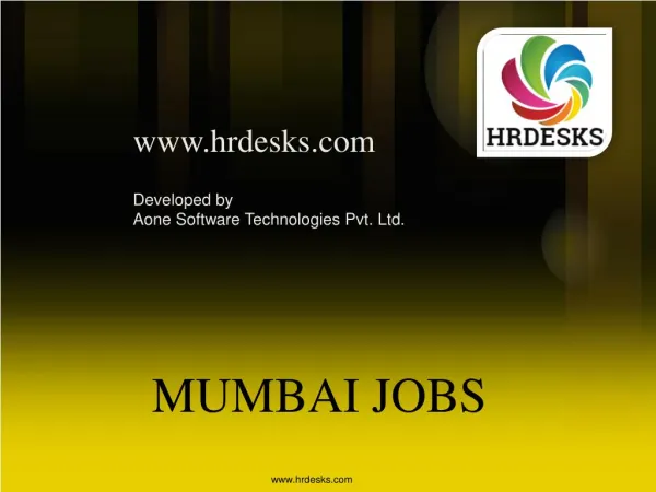 hrdesks mumbai jobs