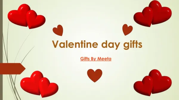 Valentine Day Gifts Online From GiftsbyMeeta