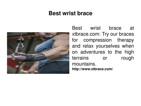 Best wrist brace