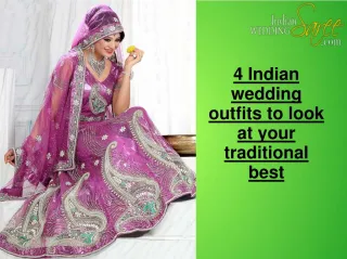 Indian Wedding Dresses - slide 1