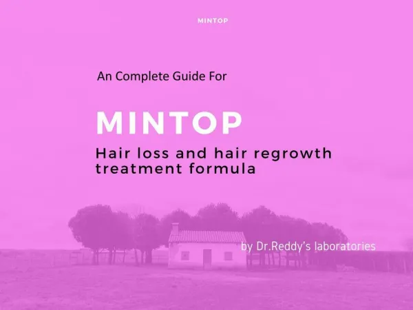 Mintop - A Scientifically Proven Hairfall Treatment |Men & Women