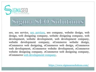 Website Design and Development Services - slide 1