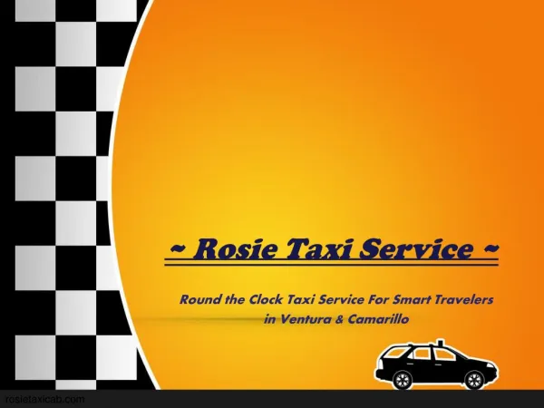 Right Place to Book a Taxi Cab in Ventura