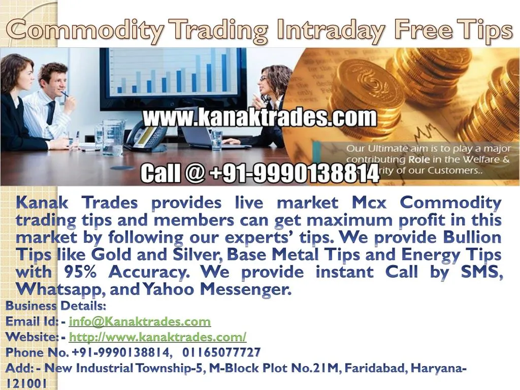 commodity trading intraday free tips