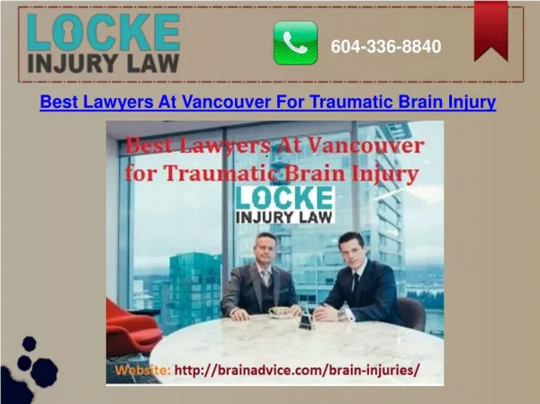 Best Lawyers At Vancouver For Traumatic Brain Injury