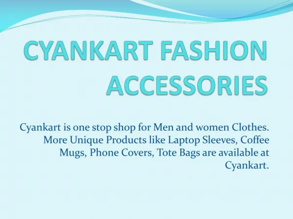 Buy Fashion Accessories online