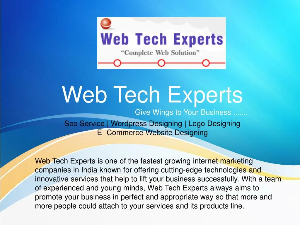 web tech experts