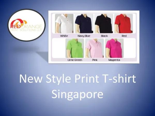 New Style Print T-shirt Singapore