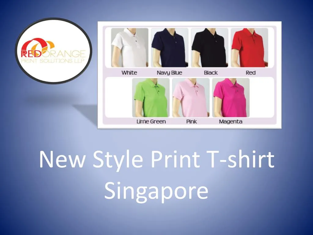 new style print t shirt singapore