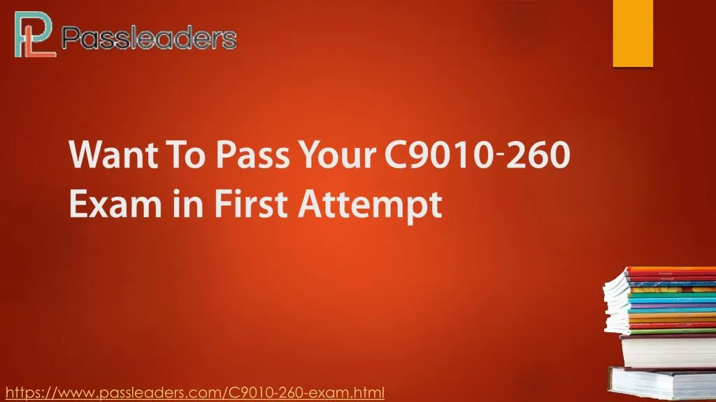 want to pass your c9010 260 exam in first attempt