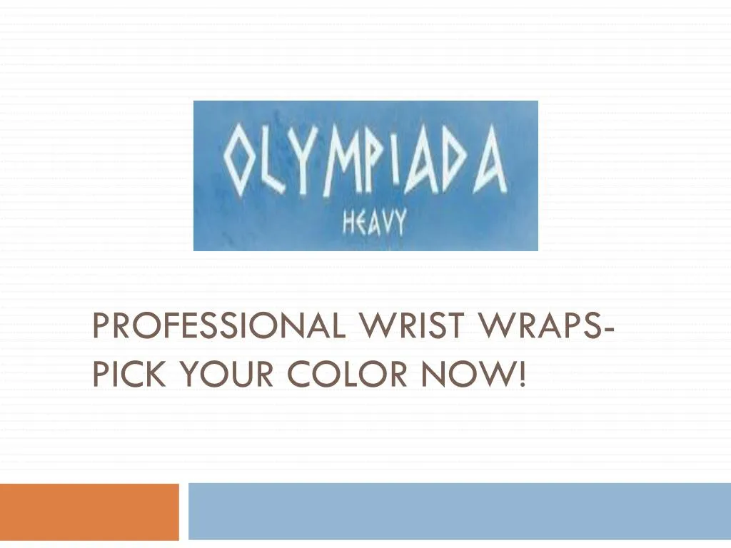 professional wrist wraps pick your color now