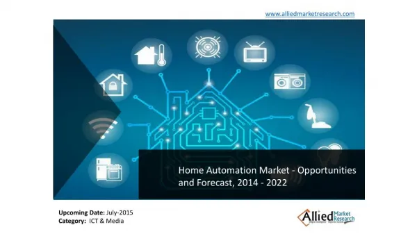 Home Automation Market Global Opportunity Analysis and Industry Forecast, 2014 - 2022