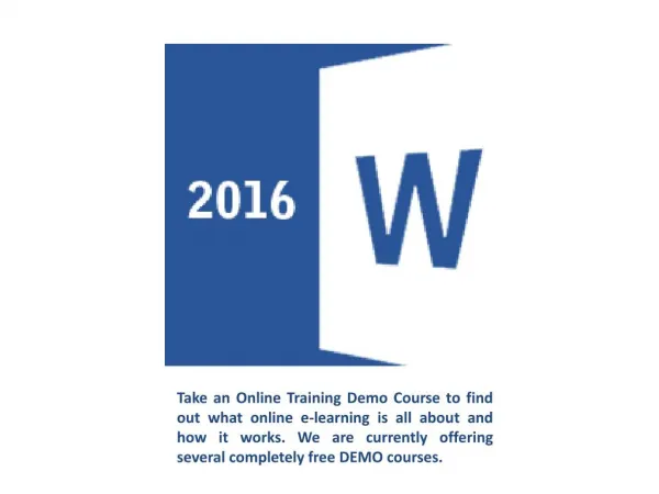 Professional Microsoft Office 2016 Training