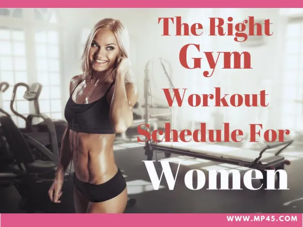 The Right Gym Workout Schedules For Women