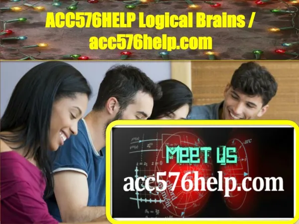 ACC576HELP Logical Brains / acc576help.com