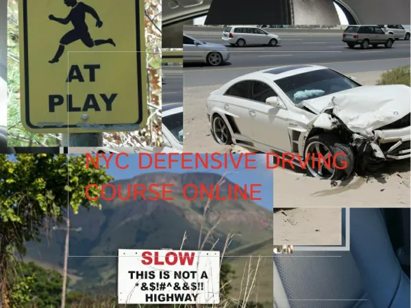 NYC DEFENSIVE DRIVING COURSE ONLINE