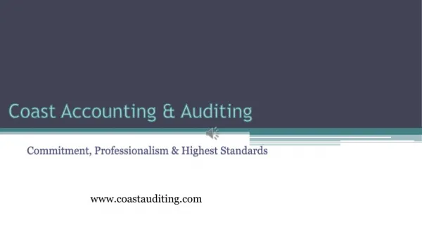 Best Audit Firm in Dubai - Coast Accounting & Audit