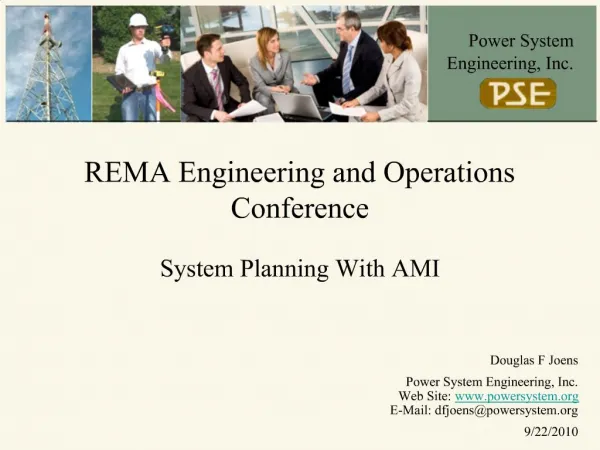 REMA Engineering and Operations Conference
