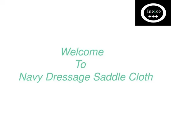 Black dressage saddle cloth