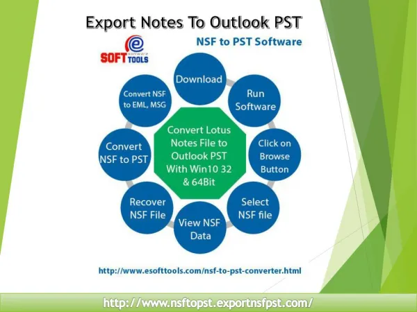 Export Notes to Outlook PST