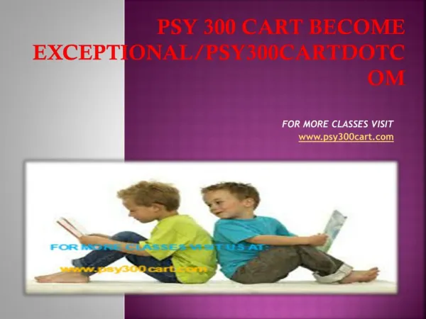 psy 300 cart Become Exceptional/psy300cartdotcom