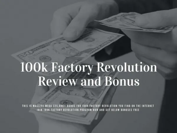 100k factory revolution