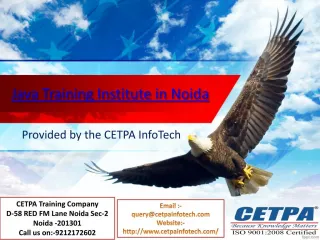 Java Training institute in Noida - slide 1