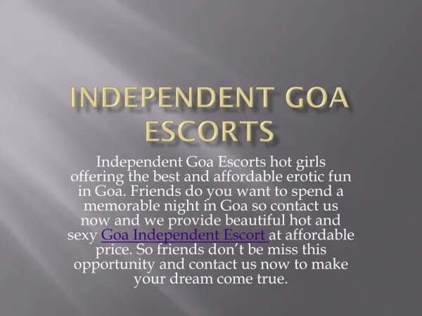 Romantic fun in Goa