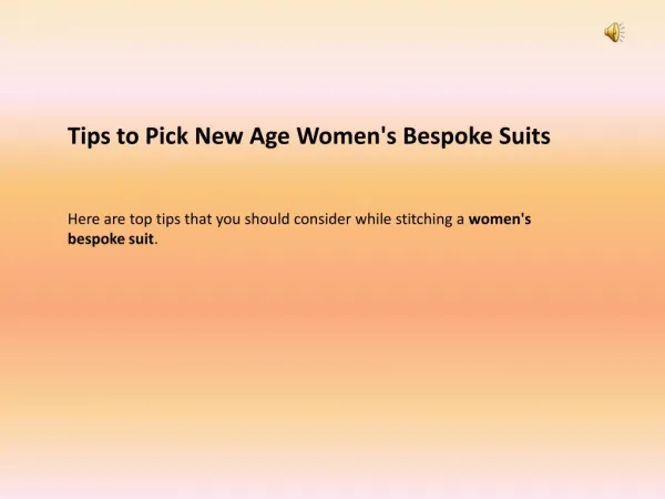 Womens bespoke suits
