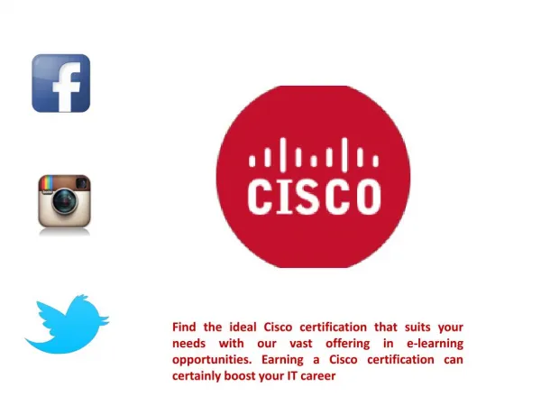 Cisco Certifications - Live Learning