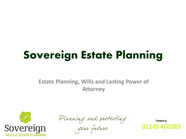 Making a Will with Sovereign Estate Planning