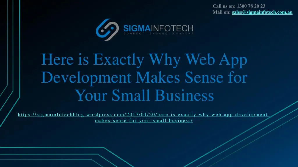 here is exactly why web app development makes sense for your small business