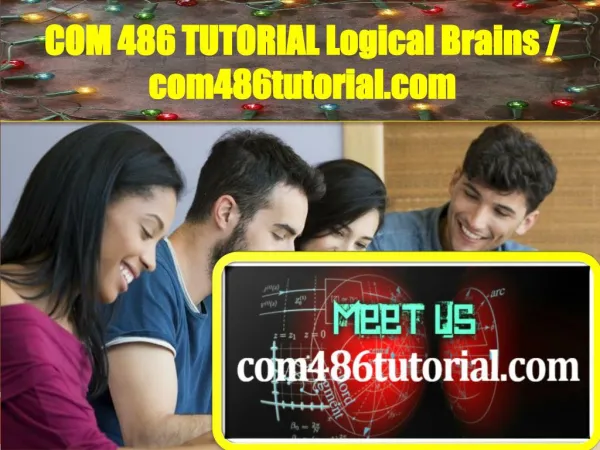 COM486TUTORIAL Logical Brains / com486tutorial.com