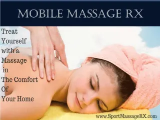 Mobile Massage Los Angeles - Promoting Wellness, Relieving Pain - slide 1