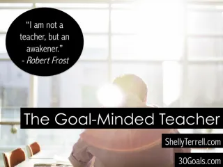 The Goal-Minded Teacher - slide 1