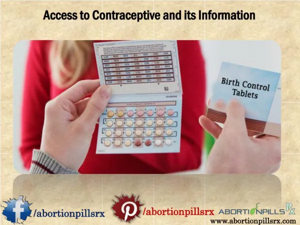 Access to Contraceptive and its Information