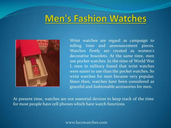 Men's Fashion Watches
