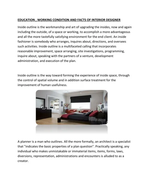 More About interior Design