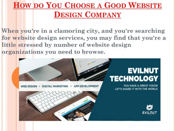 Choose a Good Website Design Company