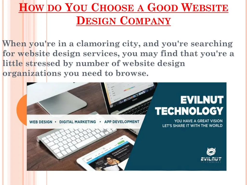 how do you choose a good website design company