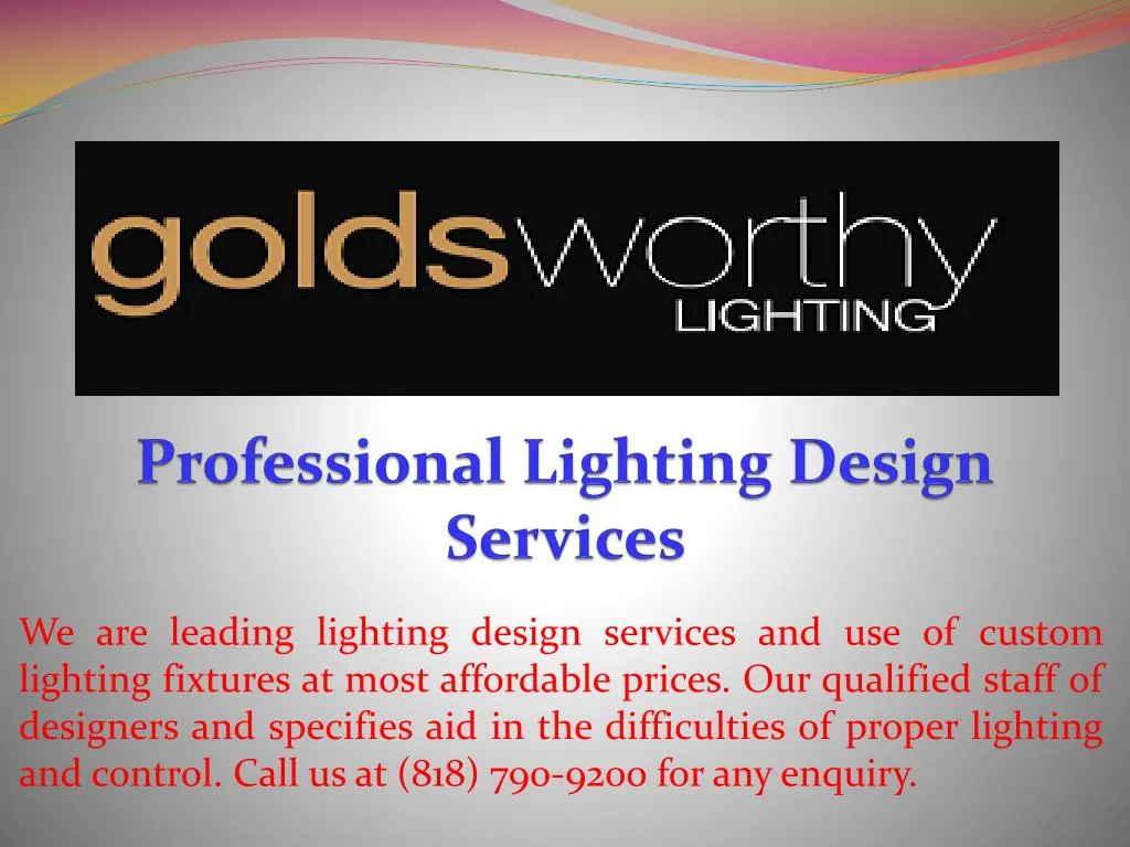 professional lighting design s ervices