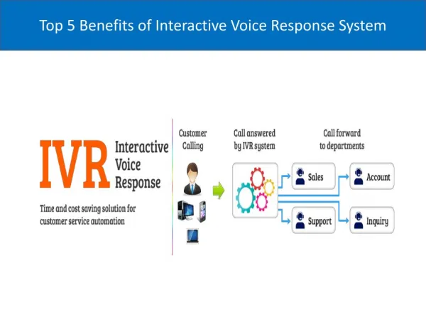 Top 5 Benefits of Interactive Voice Response System